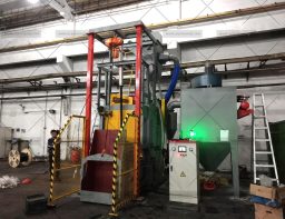 Q3210/3212履帶式拋丸機(jī)自動(dòng)上下料